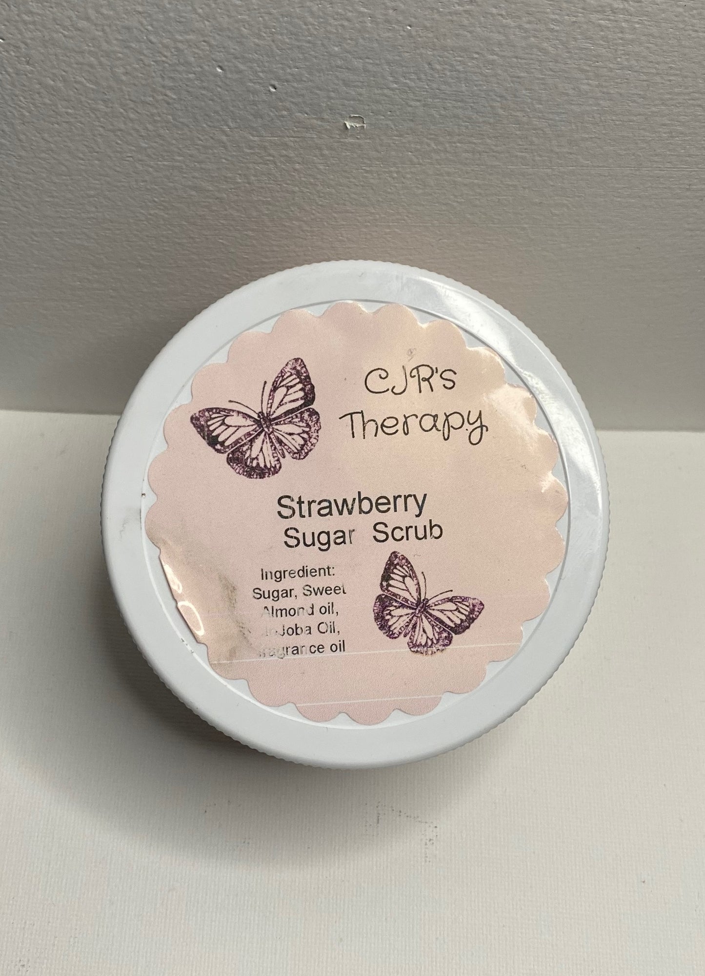 Whipped Sugar Scrub- Strawberry